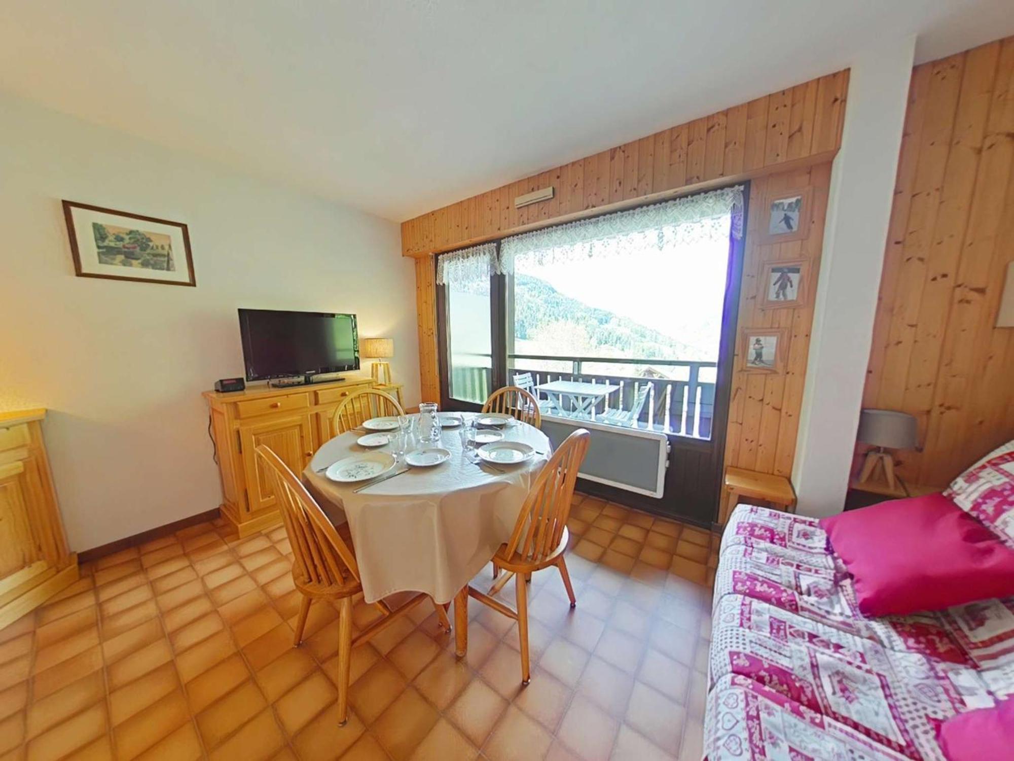 Appartement Cosy 5 Couchages Avec Balcon, Navette Au Pied, Garage Et Menage Inclus - Le Grand-Bornand - Fr-1-241-198 Exterior foto